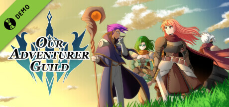 Steam header art for Our Adventurer Guild Demo