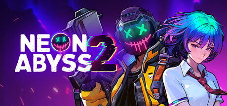 Steam header art for Neon Abyss 2
