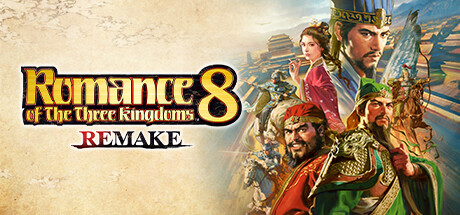 Steam header art for ROMANCE OF THE THREE KINGDOMS 8 REMAKE
