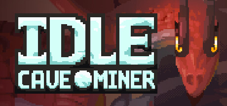 Steam header art for Idle Cave Miner