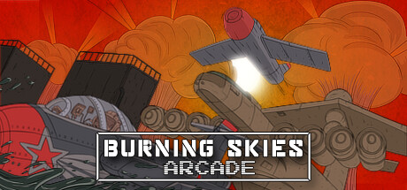 Steam header art for Burning Skies Arcade