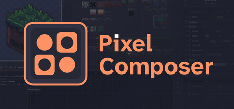 Steam header art for Pixel Composer