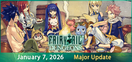 Steam header art for FAIRY TAIL: DUNGEONS