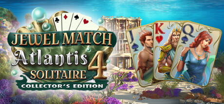 Steam header art for Jewel Match Atlantis Solitaire 4 - Collector's Edition