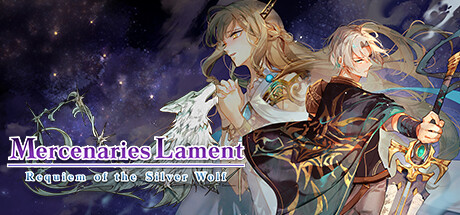 Steam header art for Mercenaries Lament Requiem of the Silver Wolf
