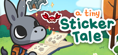 Steam header art for A Tiny Sticker Tale