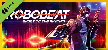 Steam header art for ROBOBEAT Demo