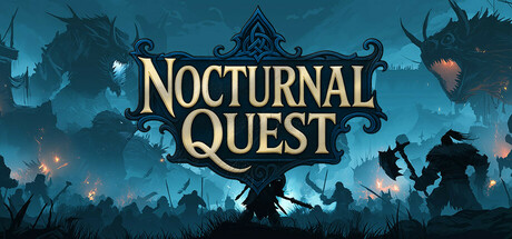 Steam header art for Nocturnal Quest: An Idle RPG Adventure