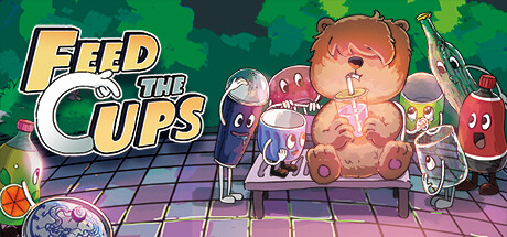 Steam header art for Feed The Cups