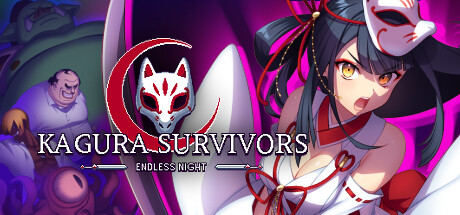 Steam header art for Kagura Survivors: Endless Night