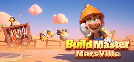 Steam header art for Build Master: MarsVille