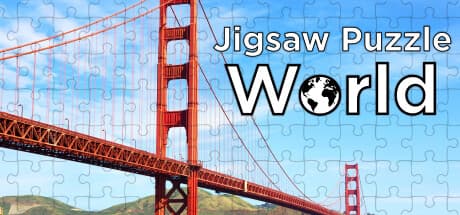 Steam header art for Jigsaw Puzzle World