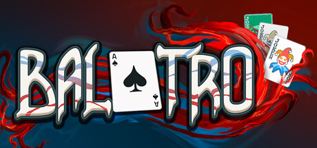 Steam header art for Balatro