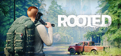 Steam header art for Rooted Playtest