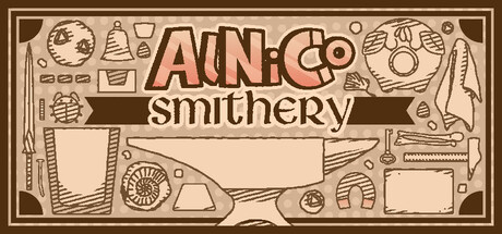 Steam header art for Alnico Smithery