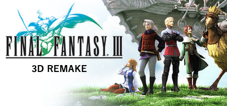 Steam header art for Final Fantasy III (3D Remake)