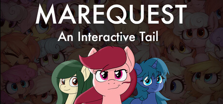 Steam header art for MareQuest: An Interactive Tail