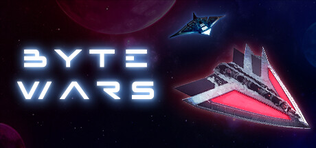 Steam header art for Byte Wars