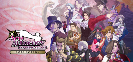 Steam header art for Ace Attorney Investigations Collection