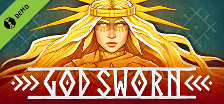Steam header art for Godsworn Demo