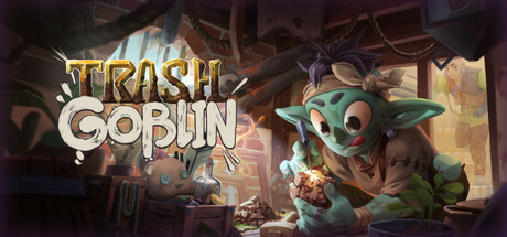 Steam header art for Trash Goblin