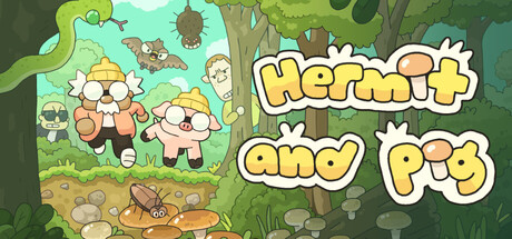 Steam header art for Hermit and Pig