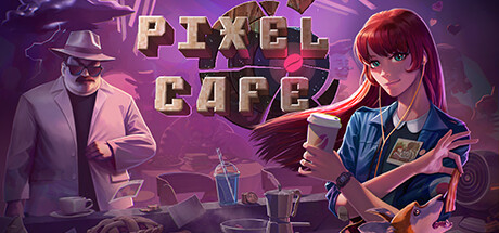 Steam header art for Pixel Cafe