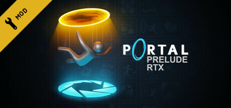 Steam header art for Portal: Prelude RTX