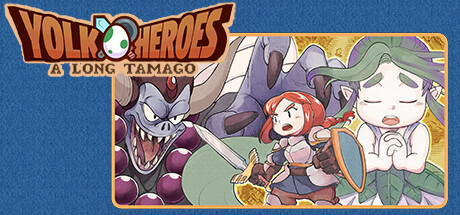 Steam header art for Yolk Heroes: A Long Tamago