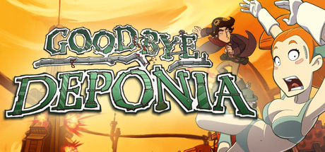 Steam header art for Goodbye Deponia