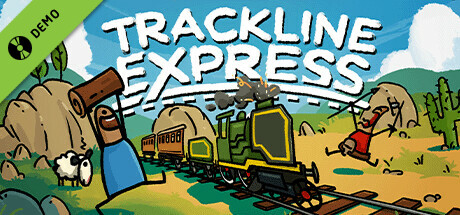 Steam header art for Trackline Express Demo
