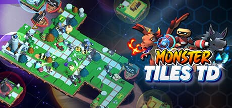 Steam header art for Monster Tiles TD