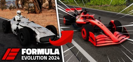 Steam header art for Formula Evolution 2024