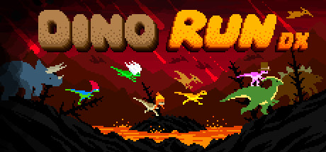 Steam header art for Dino Run DX