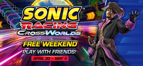 Steam header art for Sonic Racing: CrossWorlds
