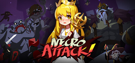 Steam header art for NecroAttack！