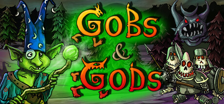 Steam header art for Gobs and Gods
