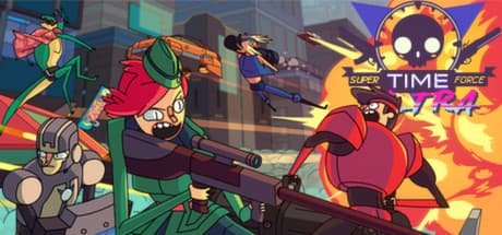 Steam header art for Super Time Force Ultra