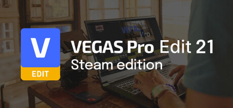 Steam header art for VEGAS Pro Edit 21 Steam Edition