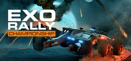 Steam header art for Exo Rally Championship Playtest