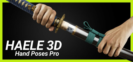 Steam header art for HAELE 3D - Hand Poses Pro - Drawing References