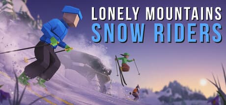 Steam header art for Lonely Mountains: Snow Riders
