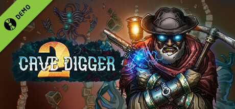 Steam header art for Cave Digger 2 Demo