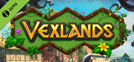Steam header art for Vexlands Demo