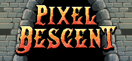 Steam header art for Pixel Descent