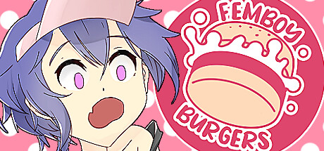 Steam header art for Femboy Burgers