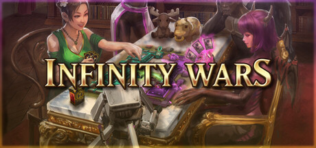 Steam header art for Infinity Wars: Animated Trading Card Game