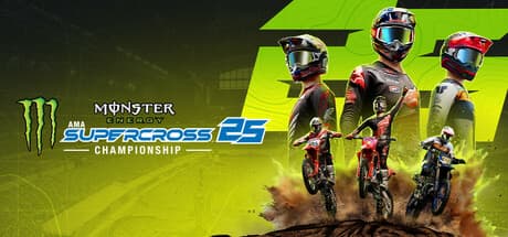 Steam header art for Monster Energy Supercross 25 - The Official Video Game