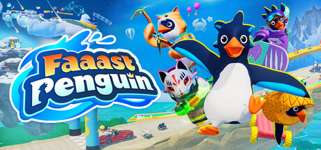Steam header art for Faaast Penguin