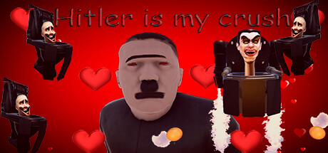 Steam header art for Hitler is my crush